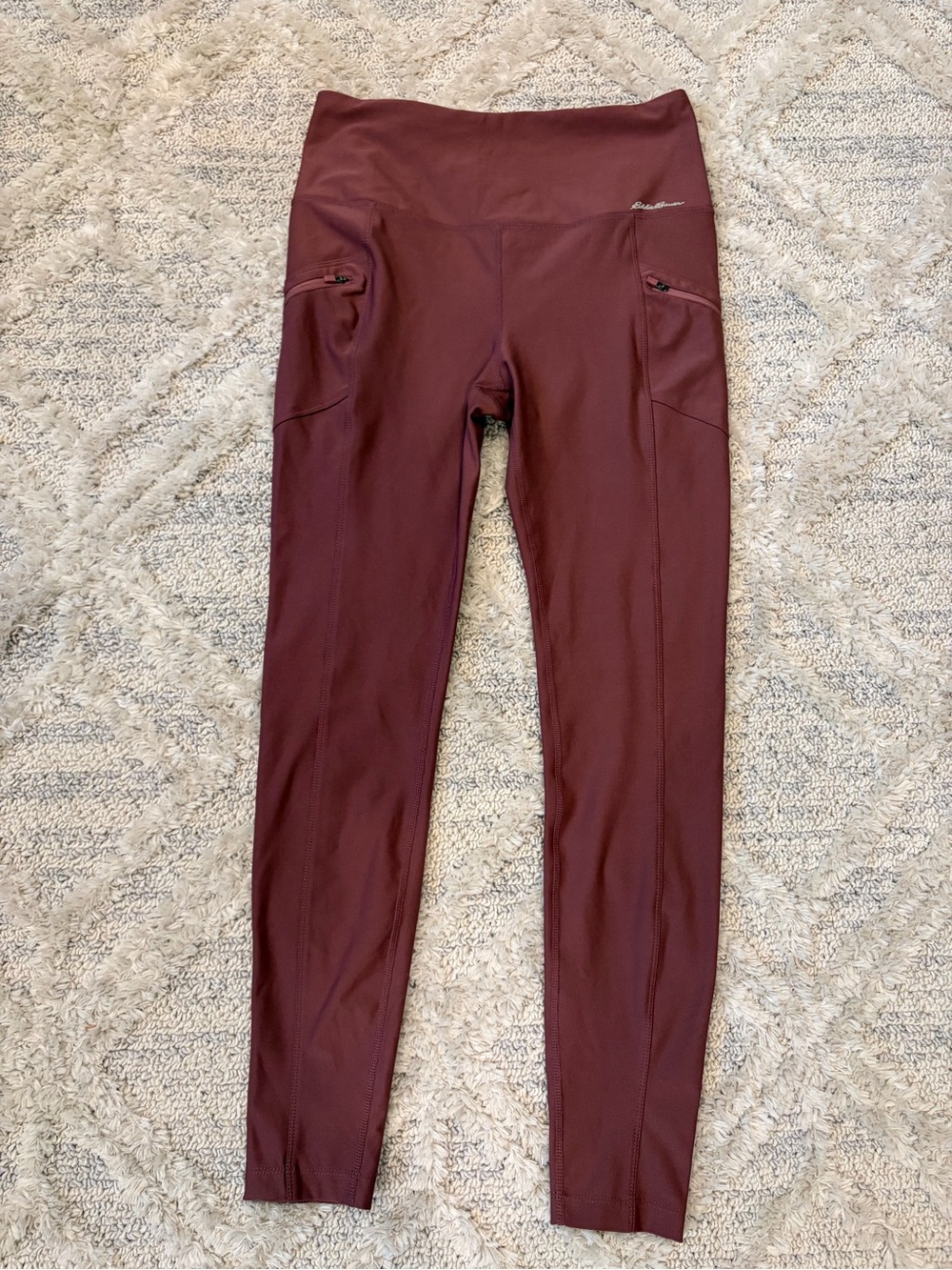 Eddie Bauer Trail Tight High-Rise Leggings - Dark Berry - Medium EUC